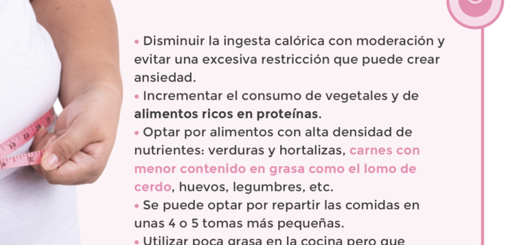 Recomendaciones para el sobrepeso y obesidad